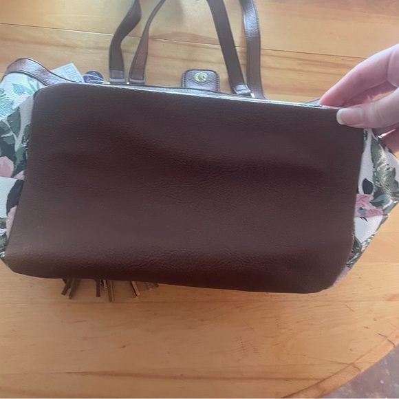 Liz Claiborne aloha tote bag tropical lush purse BNWT vacation palm trees - Picture 11 of 11